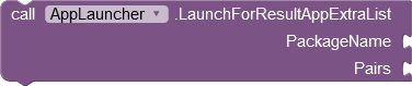 LauchForResultAppExtraList