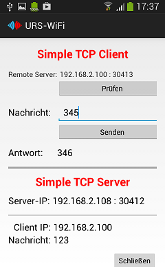 Screenshot Android-App