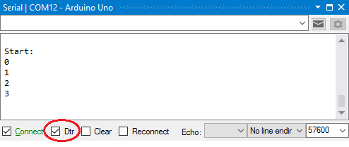 Visual Micro Addon: Serial Monitor 