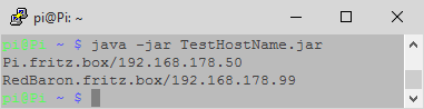 JAVA-Output Linux