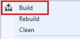 Menu 'Build''