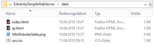 Verzeichnis "data"
