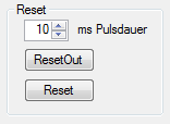 Reset-Funktionen