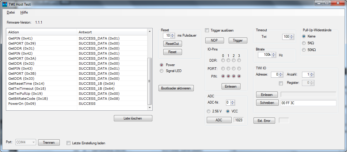 Test Programm
