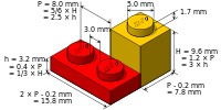 Lego Dimensionen