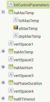 Block 'Steuerparameter'