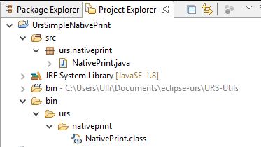 Eclipse-Projet-Struktur