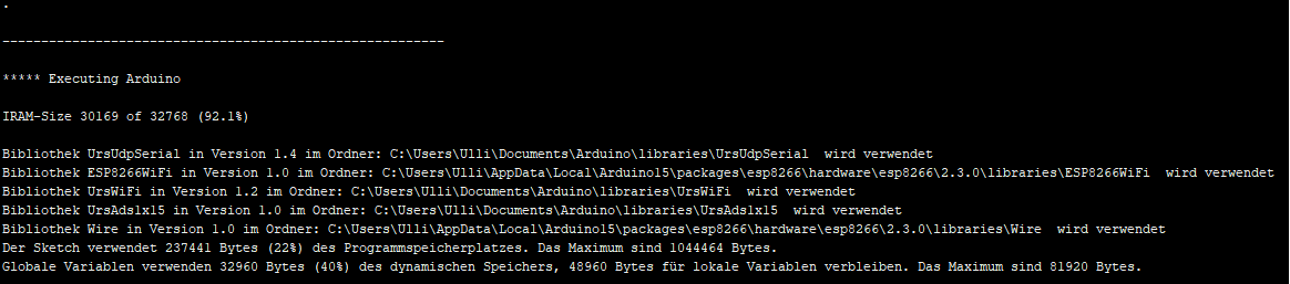 VS Output
