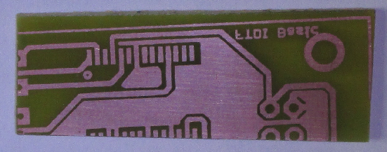 Gereinigte Platine