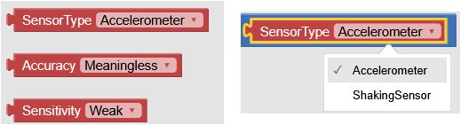 Auswahl der Sensortypen