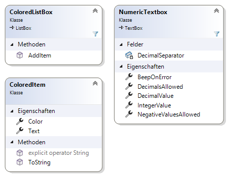 Benutzersteuerelemente